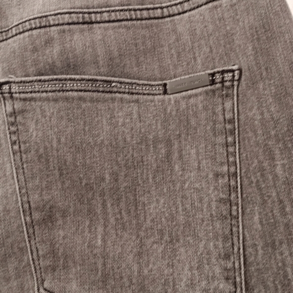 White House Black Market High Rise Bootcut Cropped Jeans, Size 12, Gray - Picture 4 of 7